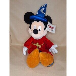 Disney Sorcerer 25" Mickey Mouse Plush Milestone Mickey 1940 NWT Fantasia
